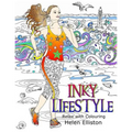 Inky Lifestyle: 50 anti-stress adult colouring book illustrations