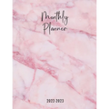 Montlhy Planner 2022-2023: Pink monthly planner to organize your day with mandala drawings