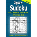 Jigsaw Sudoku Puzzle Book for Adults: 400 Hard to Very Hard Puzzles 9x9 (Volume1)