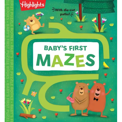Baby's First Mazes: Puzzle Activity Book for Babies, Build Essential Fine-Motor Skills for Babies & Toddlers with Maze Activities, Perfect Baby Gift