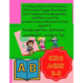 Tracing Letters and Numbers: 78 Practice Pages: Workbook for Preschool, Kindergarten, and Kids, book for preschoolers with dots for kids ages 3-5: