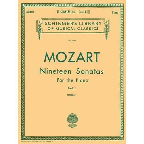 19 Sonatas - Book 1: English/Spanish Schirmer Library of Classics Volume 1305 Piano Solo