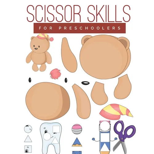 Scissor Skills for Preschoolers: Cutting practice worksheets for preschoolers to kindergarteners, cut and paste activity book ages 3-5 with 100 pages.