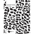 Cornell Notes: B&W Cheetah Pattern Cover - Best Note Taking System for Students, Writers, Conferences. Cornell Notes Notebook. Large