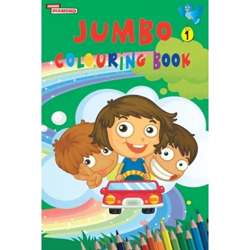 Jumbo Colouring Book 1 for 4 to 8 years old Kids Best Gift to Children for Drawing, Coloring and Painting
