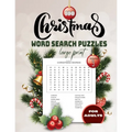 100 christmas word search Puzzles large print Volume 3 for adults: Holiday Puzzle Book with Answers Large Print 129 pages