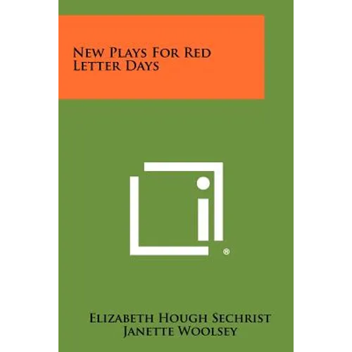 New Plays for Red Letter Days - Paperback