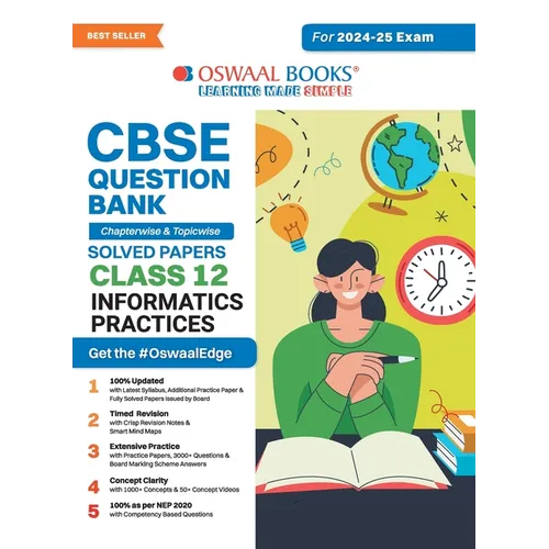 Oswaal CBSE Question Bank Class 12 Information Practices, Chapterwise and Topicwise Solved Papers For Board Exams 2025