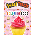Sweet Treats Coloring Book: Cupcake Workbook for girls and boys with some drawing activities to complete, a cute gift idea for your kids