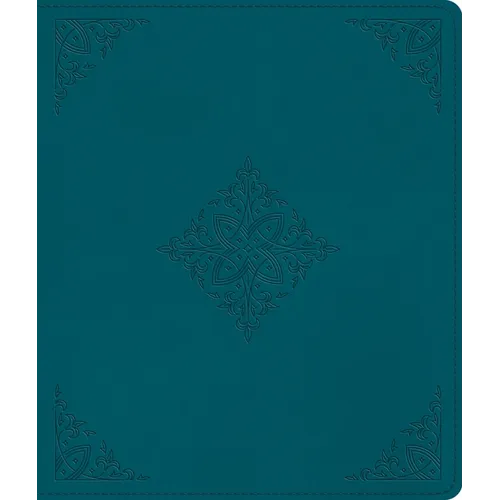 ESV Journaling Bible (Trutone, Deep Teal, Fleur-De-Lis Design)