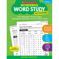 Wonderful Word Study Activities: Grade 3: 100 Independent Practice Pages That Expand Vocabulary Across Content Areas