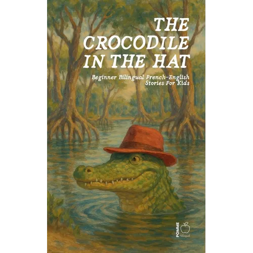 The Crocodile in the Hat: Beginner Bilingual French-English Stories For Kids
