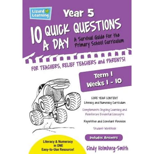 Lizard Learning 10 Quick Questions A Day Year 5 Term 1