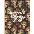 Witchy Halloween Coloring Book: 23 Coloring Pages and 2 Bonus Notes Pages 8.5 x 11, Adult Coloring Book, Halloween, Cute, Mandala, Kawaii, Witch, Horr
