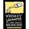 Whiskey Is The Best Medicine: Get Well Gifts For Men After Surgery Funny Recovery Gift - Easy Sudoku Puzzle Book For Adults Large Print Puzzles To K