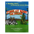 Zebras Get Ready For Christmas: A Reading Story & Coloring and Activity Book