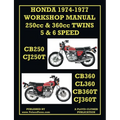 Honda Workshop Manual 1974-1977 Twin Cylinder 5 & 6 Speed Cb250, Cj250t, Cb360, Cl360, Cb360t & Cj360t