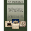 Clifton C. Tang et al., Petitioners, V. William E. Craver, Jr., et al. U.S. Supreme Court Transcript of Record with Supporting Pleadings