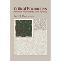 Critical Encounters: Between Philosophy and Politics