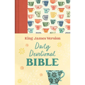 Daily Devotional Bible King James Version [Tangerine Tea Time]