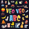 Veo Veo - ABC: Un Juego de Buscar y Encontrar, ¡Súper Divertido para Niños de 2 a 4 Años! Juego de Adivinanzas de la A a la Z, con Alfabeto Colorido p