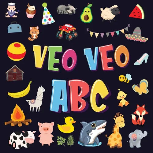 Veo Veo - ABC: Un Juego de Buscar y Encontrar, ¡Súper Divertido para Niños de 2 a 4 Años! Juego de Adivinanzas de la A a la Z, con Alfabeto Colorido p