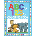 The Best ABCs 123s Coloring Book: 75 Big Pages of Fun Characters, Letters, and Numbers to Color for Kids Age 3-8