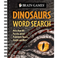 Brain Games - Dinosaurs Word Search: More Than 80 Puzzles about Prehistoric Beasts, Fossils, and More (Plus Information)