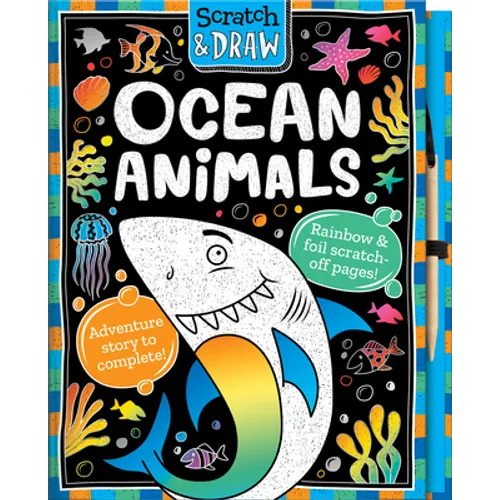 Scratch and Draw Ocean Animals