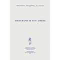 Bibliographie de Jean Ladriere