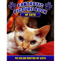 Fantastic Picture Book of Cats. 40 Color Photos of Cats: Cat Names Picture Book Gift for Adults & Seniors with Alzheimer's.