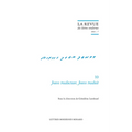 La Revue Des Lettres Modernes: Jouve Traducteur, Jouve Traduit