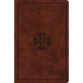 ESV Value Compact Bible (Trutone, Chestnut, Mosaic Cross Design)