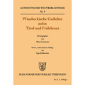 Winsbeckische Gedichte Nebst Tirol Und Fridebrant