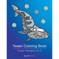 Tween Coloring Book: Ocean Designs Vol 2: Colouring Book for Teenagers, Young Adults, Boys, Girls, Ages 9-12, 13-16, Cute Arts & Craft Gift, Detailed