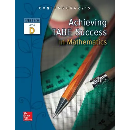 Achieving Tabe Success in Mathematics, Level D Workbook