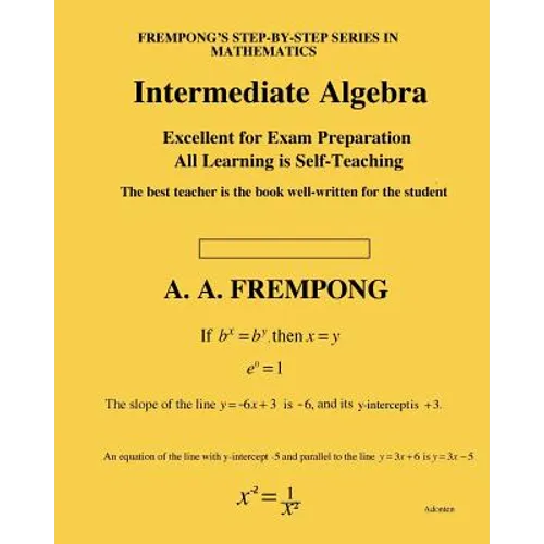 Intermediate Algebra