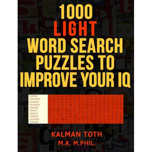 1000 Light Word Search Puzzles to Improve Your IQ