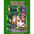 Christmas Cats Coloring Book: Cats and Kittens Holiday Coloring Book for Adults
