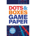 Dots & Boxes Game Paper 5x8" Travel Size: Scorecard and Game Rules Included