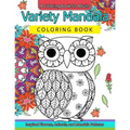 Variety Mandala Coloring Book Vol.1: A Coloring book for adults: Inspried Flowers, Animals and Mandala pattern