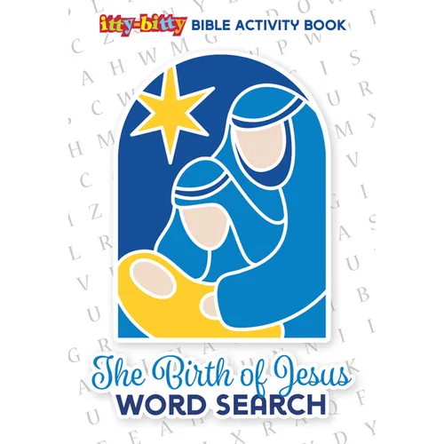 The Birth of Jesus Word Search: Itty-Bitty Bible Activity Book (Pk of 6)