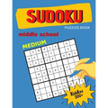 Medium Sudoku Puzzles Book Middle School Riddles 300+: Huge 9x9 sudoku book for Teens, smart gifts for Boy & Girl, fun and brain exercises