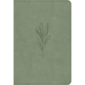 NASB Large Print Compact Reference Bible, Sage Suedesoft Leathertouch