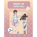 Dress up paper doll, color & cut: 26 cute casual outfits to play with