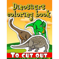 Dinosaurs coloring book to cut out: over 200 dinosaurs