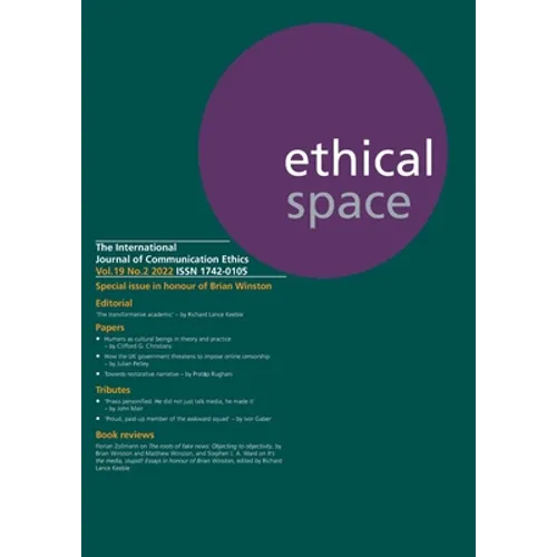 Ethical Space Vol. 19 Issue 2
