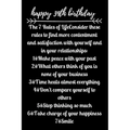 happy39th birthday The 7 Rules of Life