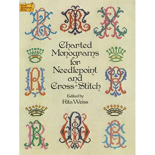 Charted Monograms for Needlepoint and Cross-Stitch