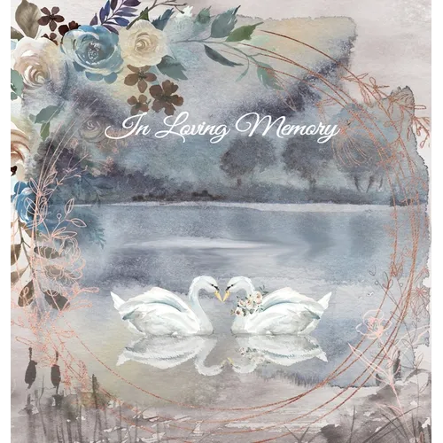 Funeral Guest Book, "In Loving Memory", Memorial Guest Book, Condolence Book, Remembrance Book for Funerals or Wake: HARDCOVER. A Memorial Service Gue